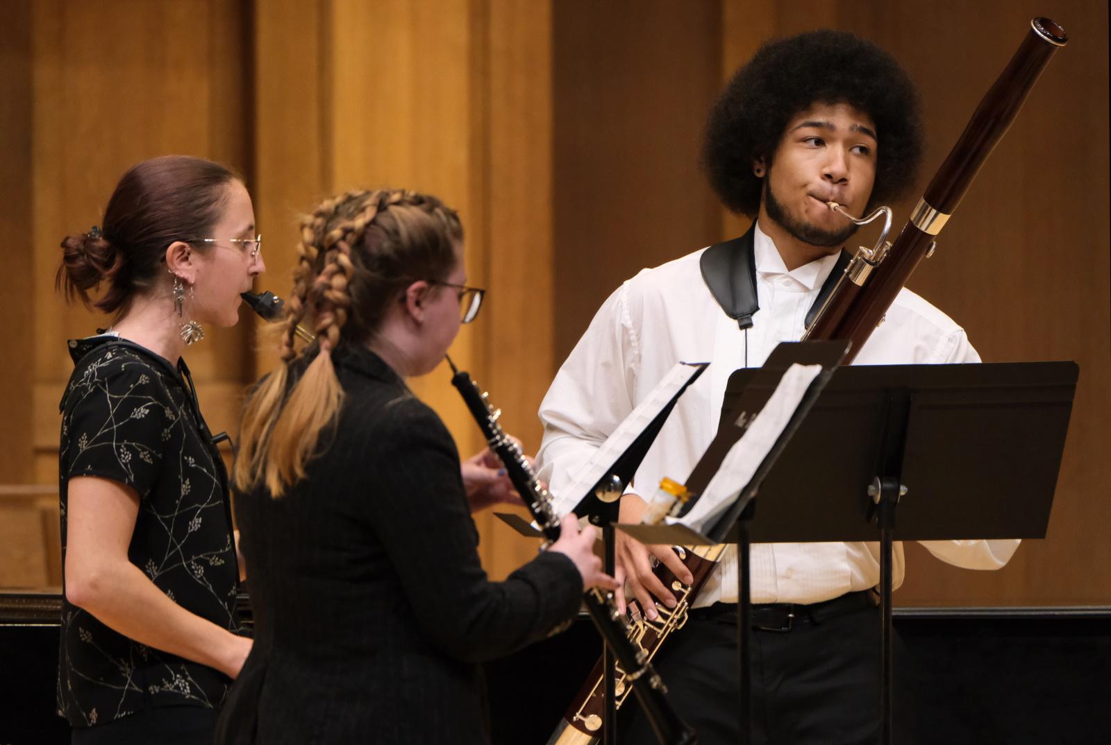 Students perform in the Commencement Concert held in Memorial Chapel on the Friday of Commencement Weekend in 2022.