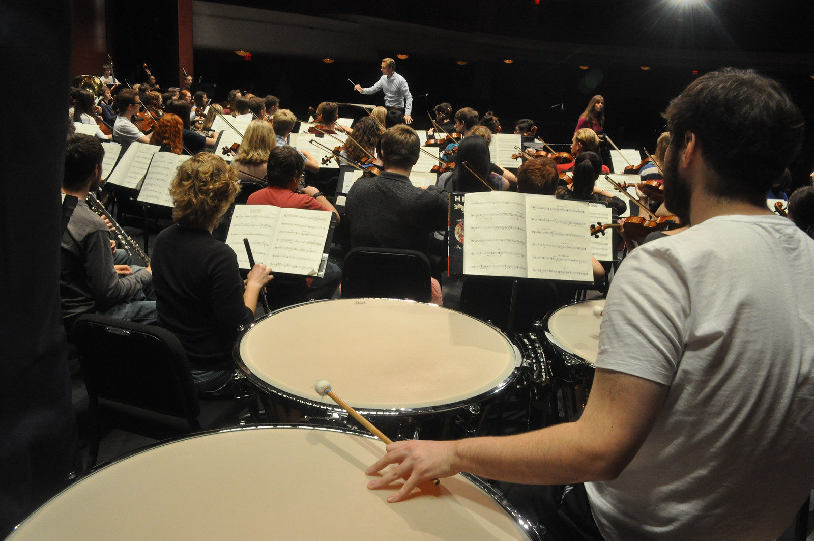 Percussionist and the Lawrence Symphony Orchestra