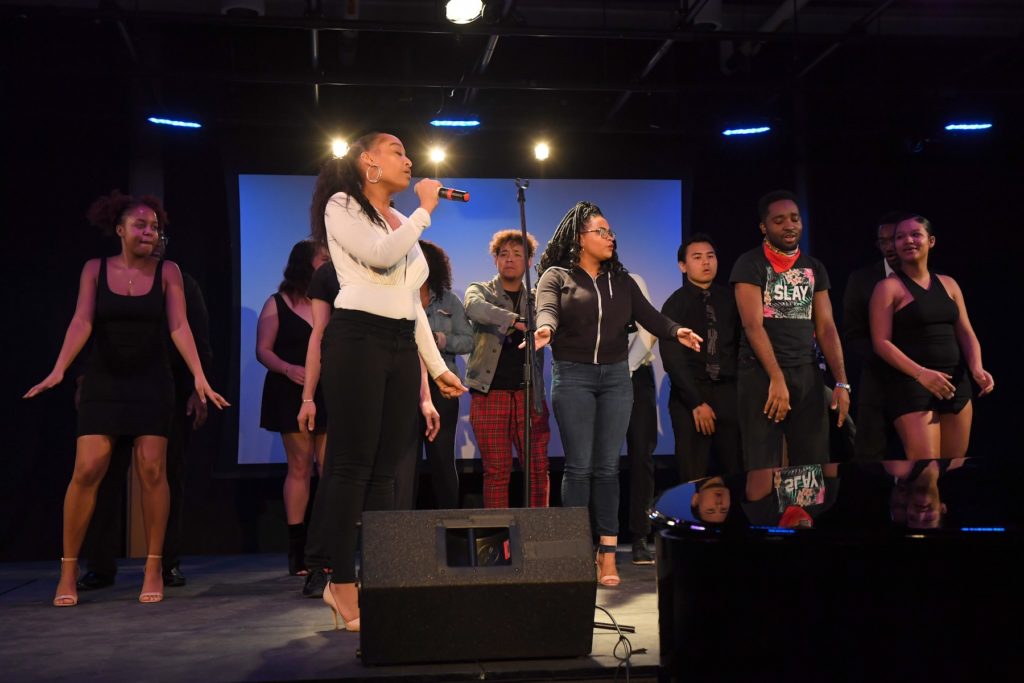 Students perform on stage during last year's Cultural Expressions.