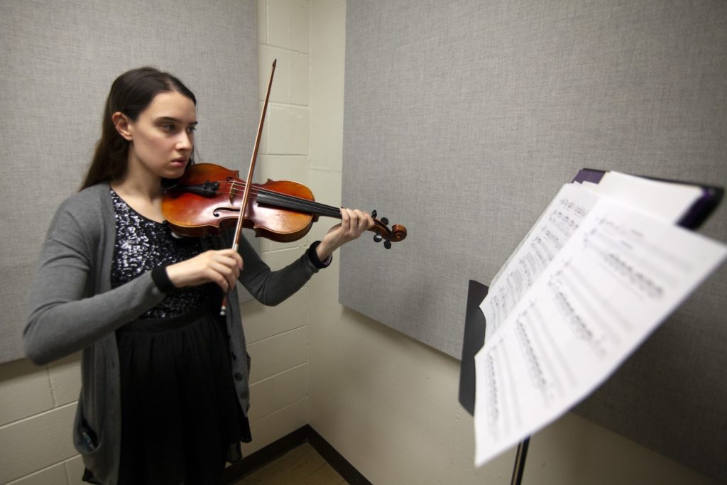 Rehanna Rexroat played the violin
