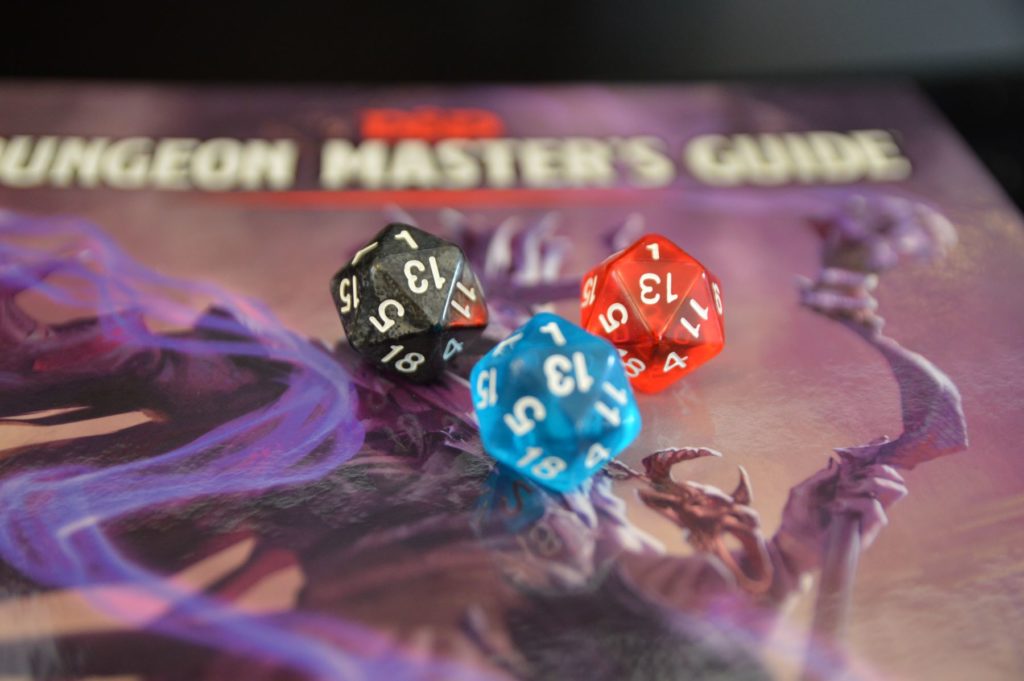 dices to play Dungeon and Dragons