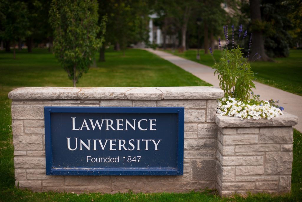 Lawrence University sign