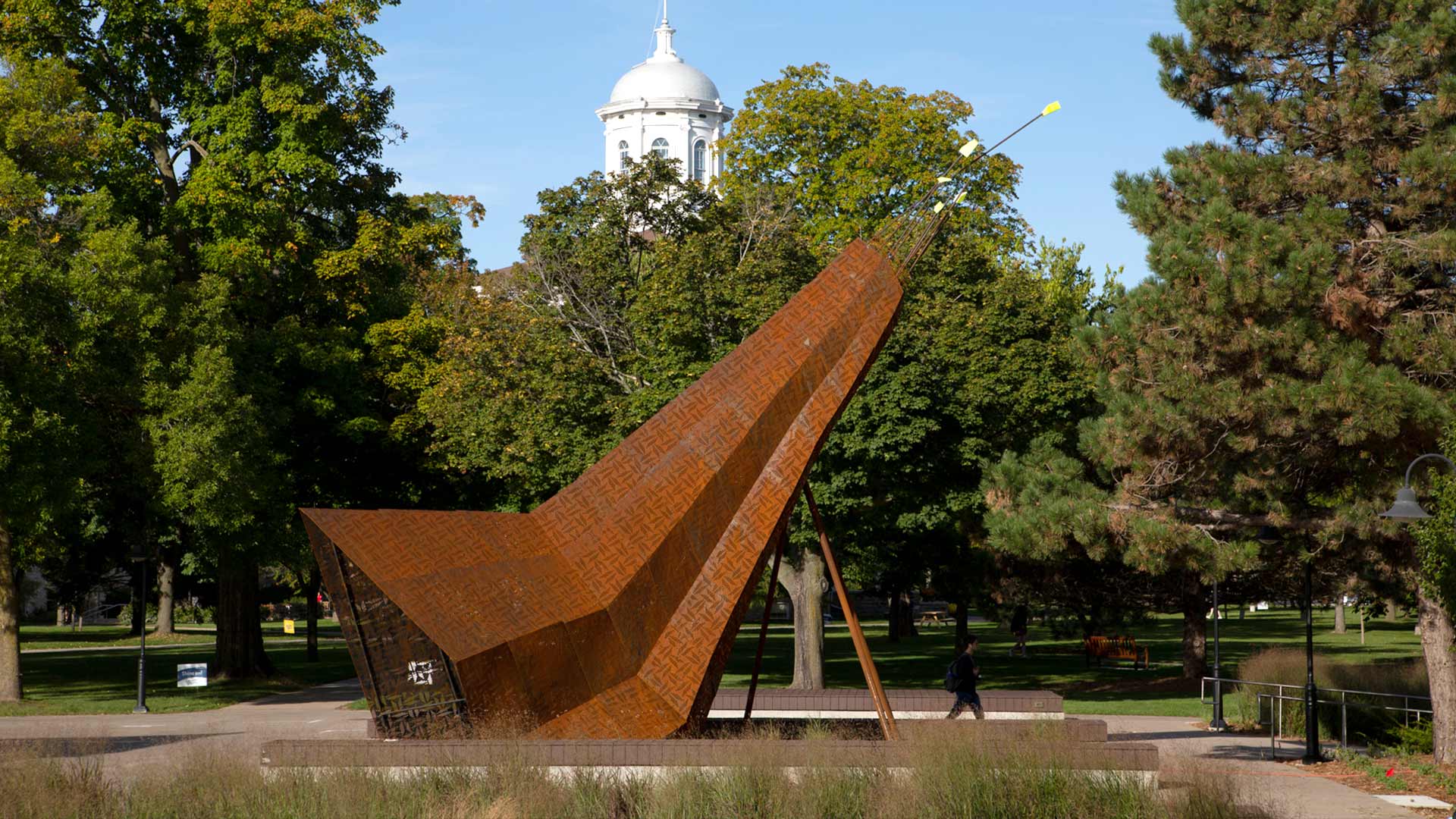 Sculpture on Lawrence campus