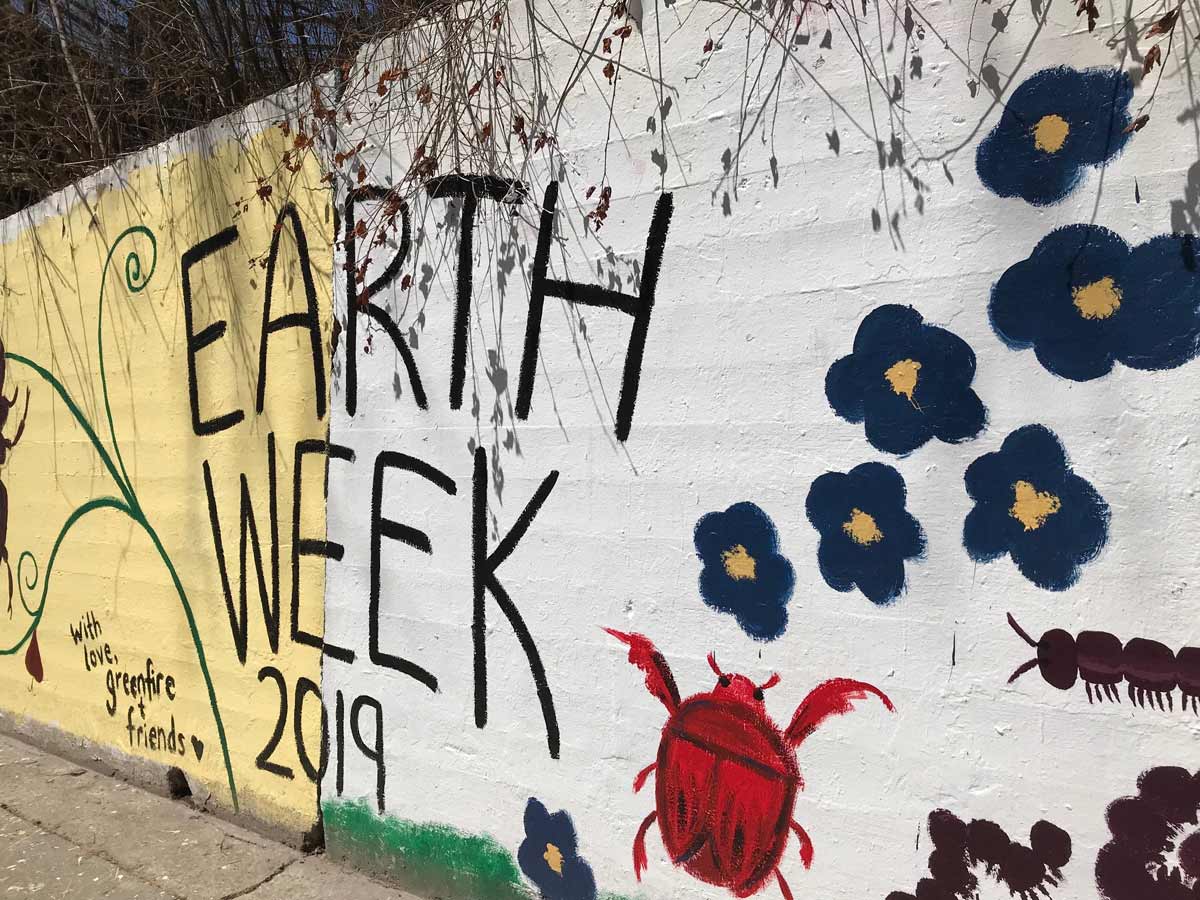 Earth Week mural