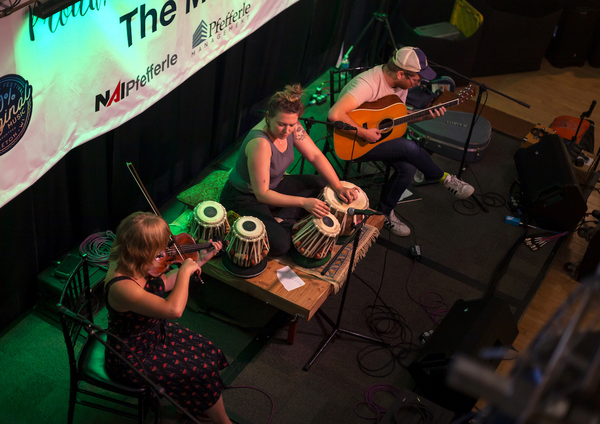 Sprig of That performs during Mile of Music at The 513 in downtown Appleton.