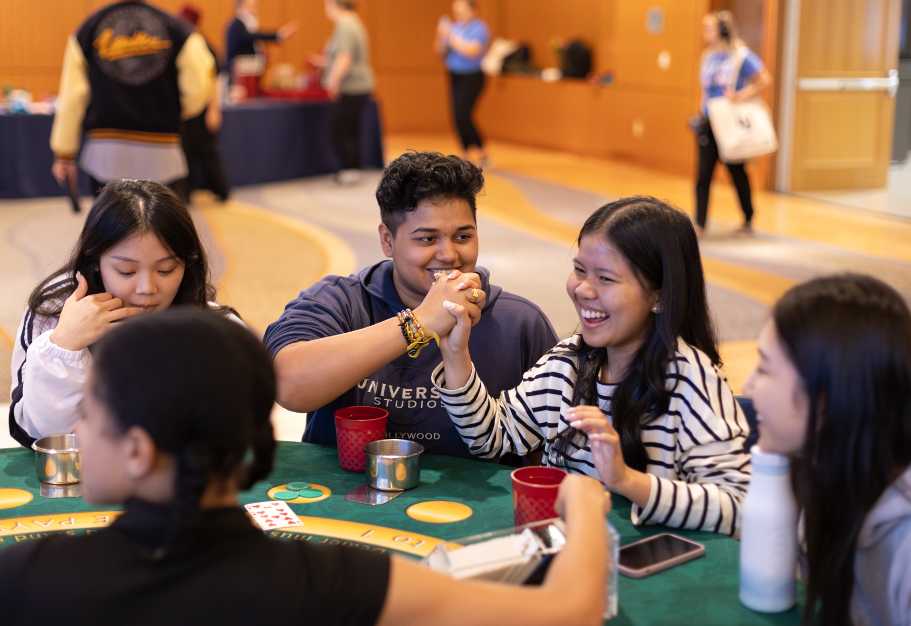 Casino games was part of Welcome Week.