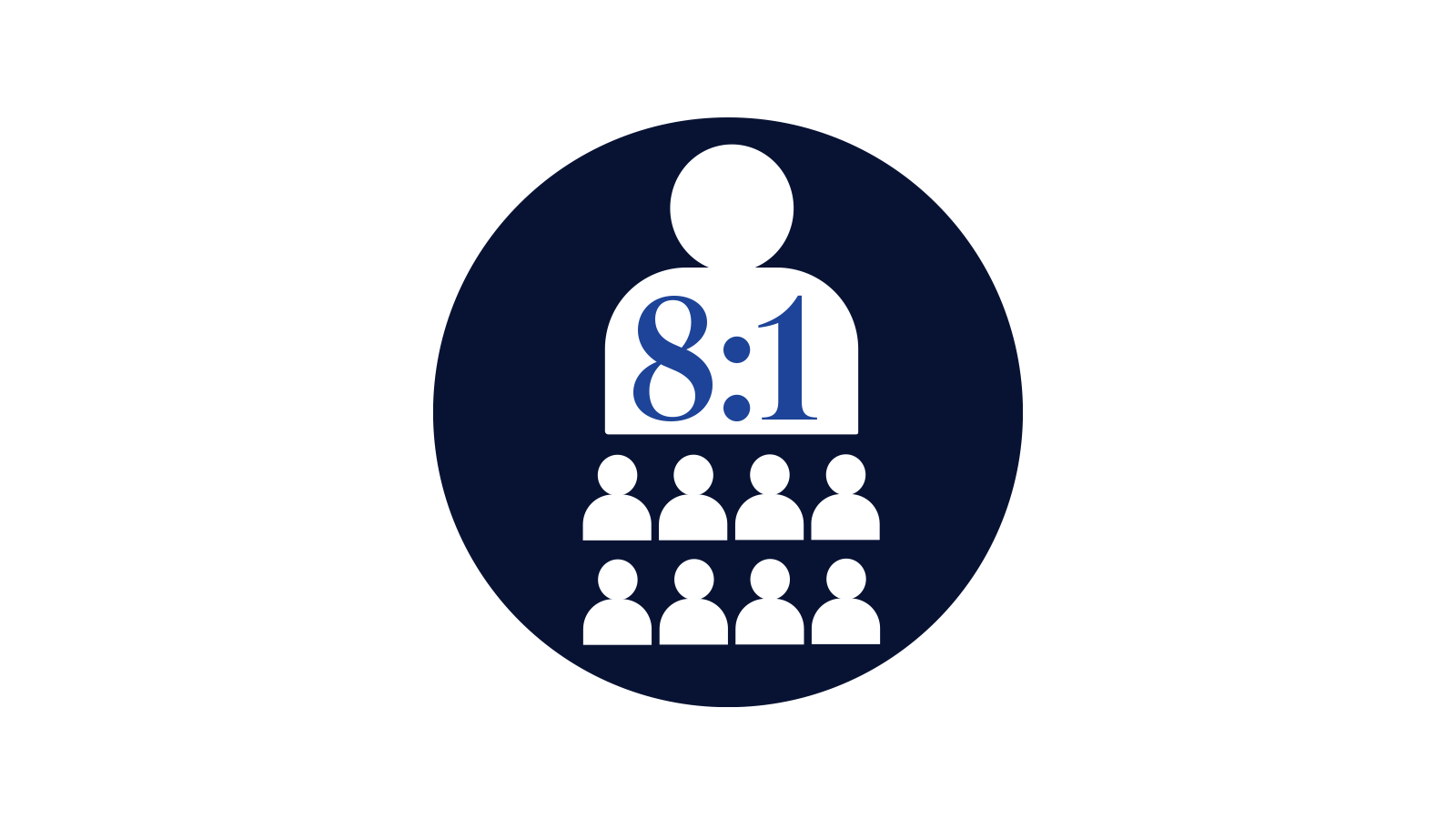 8:1 Student to Faculty Ratio icon