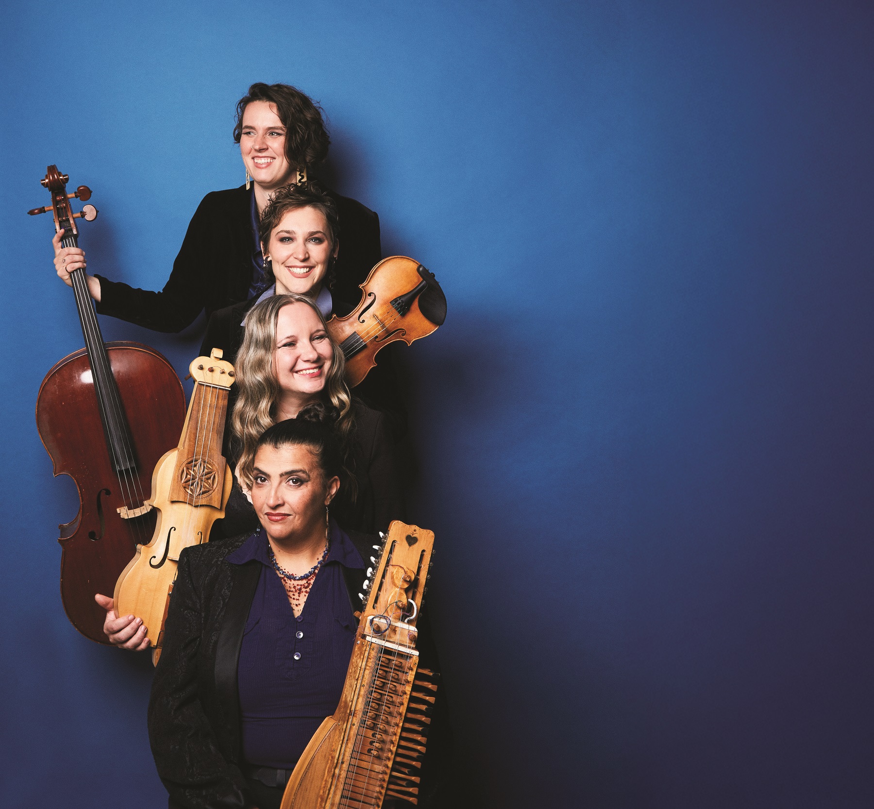 Publicity photo of four members of Medusa.
