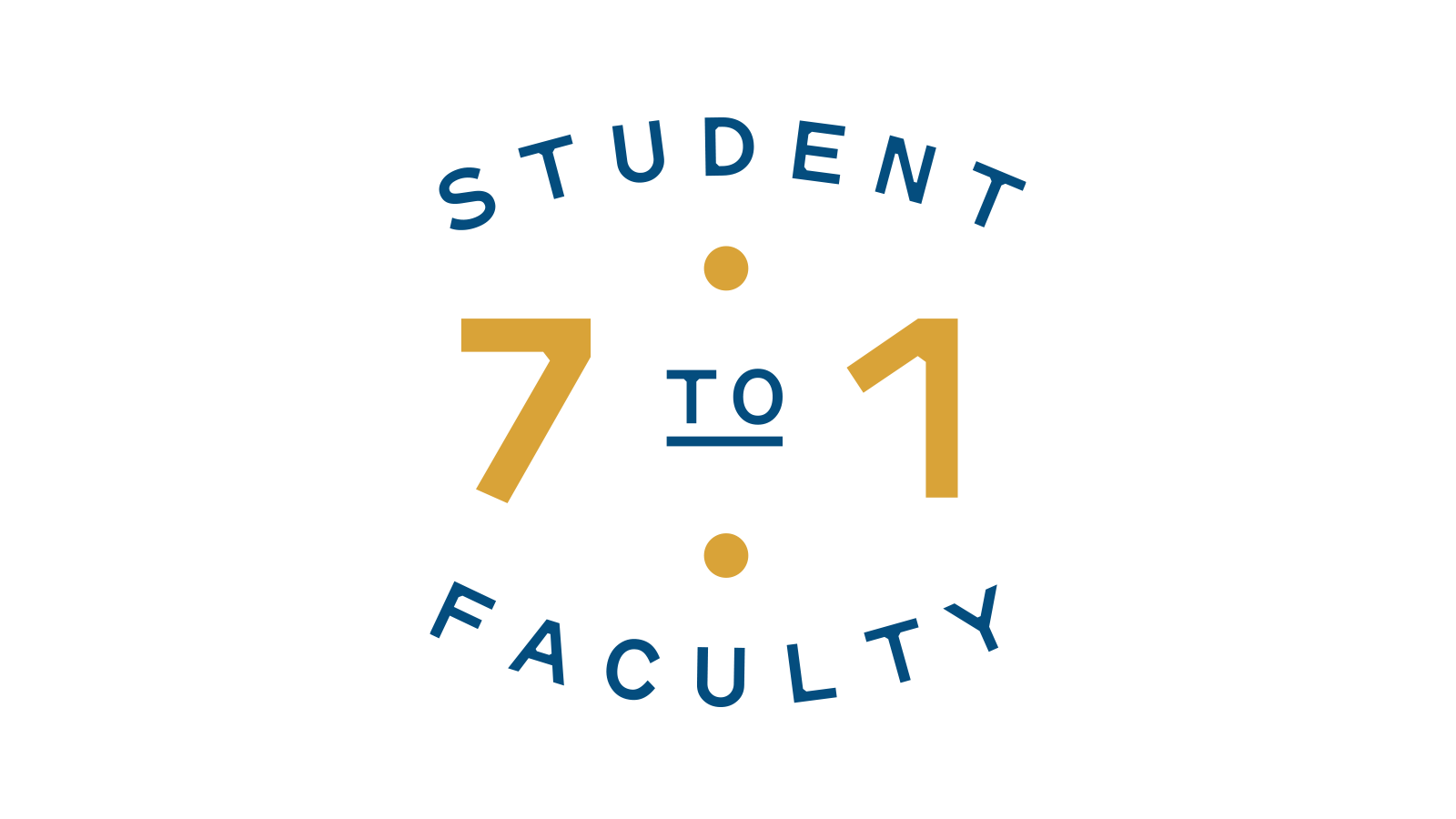 7 to 1 Student to Faculty Ratio icon
