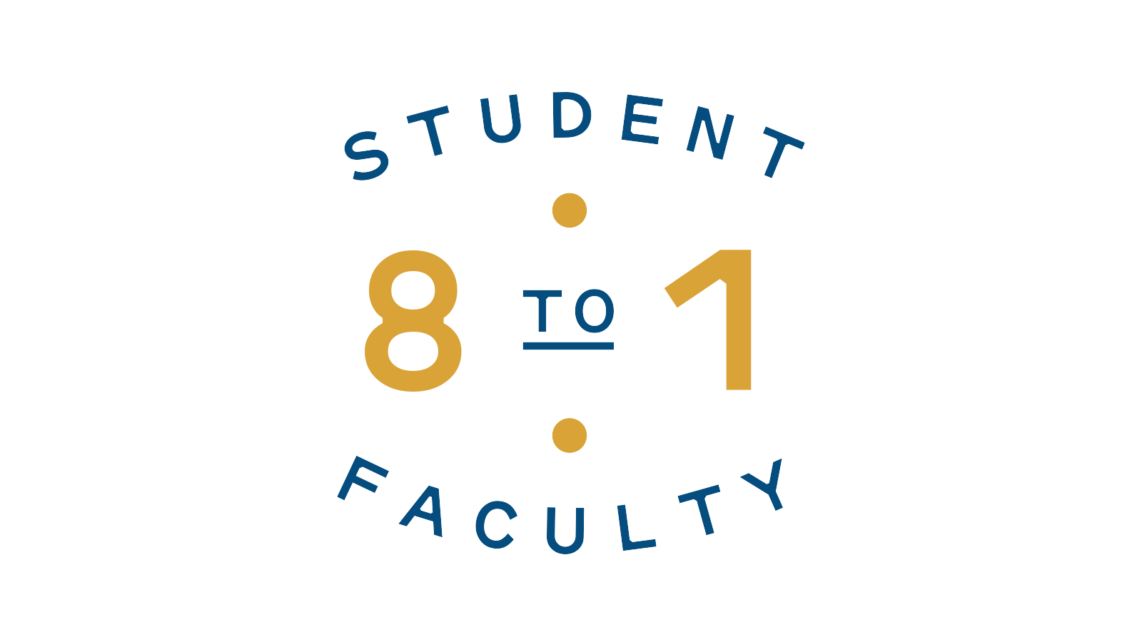 7 to 1 Student to Faculty Ratio icon