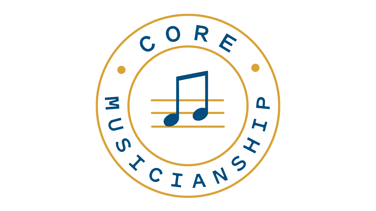 Conservatory Areas of Study Icon - Core Musicianship - trumpet, note, microphone