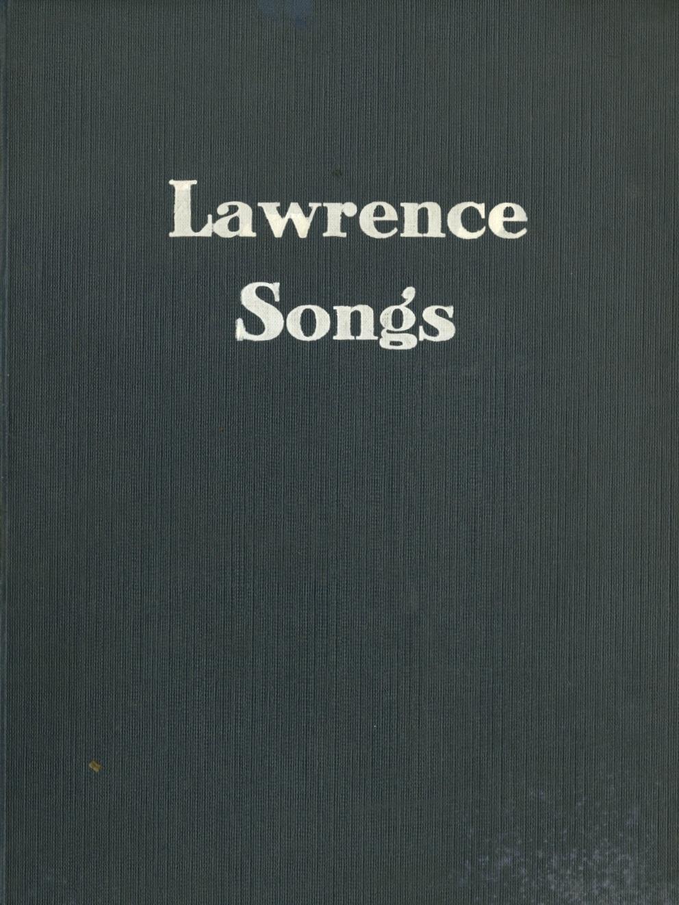 Cover of a Lawrence Songs songbook