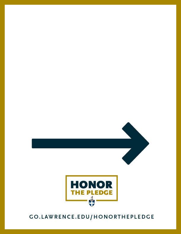 Blank poster with arrow pointing right.