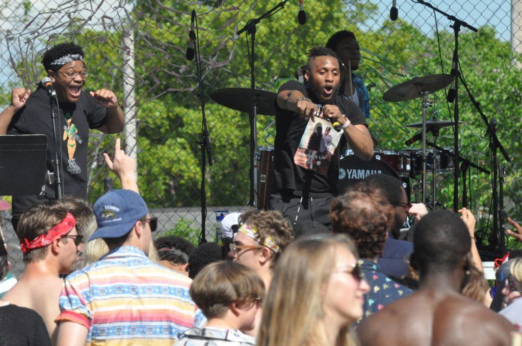 Students performing at LUAROO