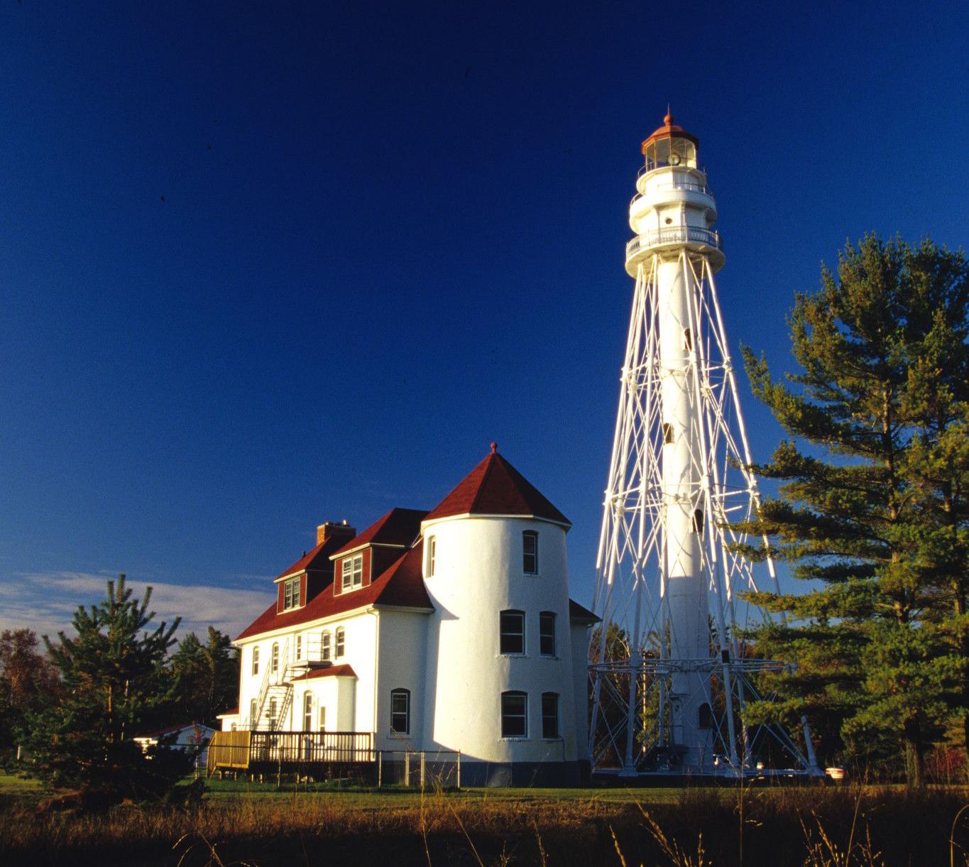 Rawley Point Lighthouse at Point Beach State Forest