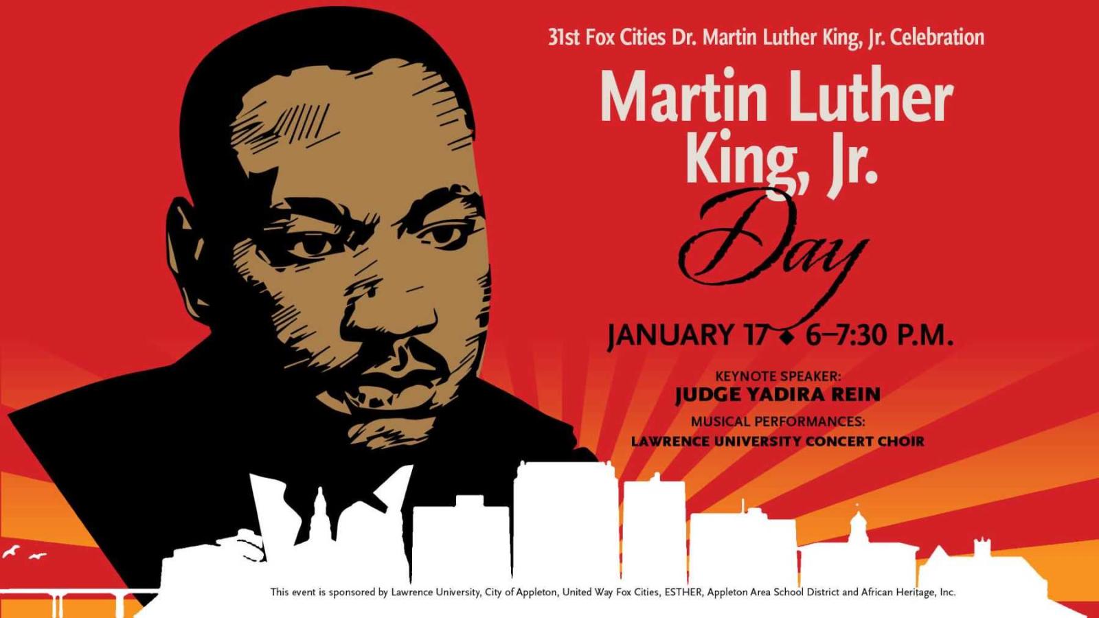 Poster for 2022 MLK Day at Lawrence