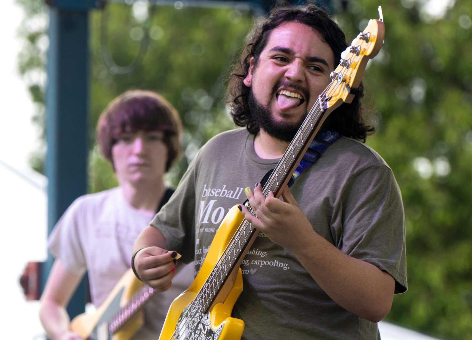 The band Fugu performs during LUaroo.