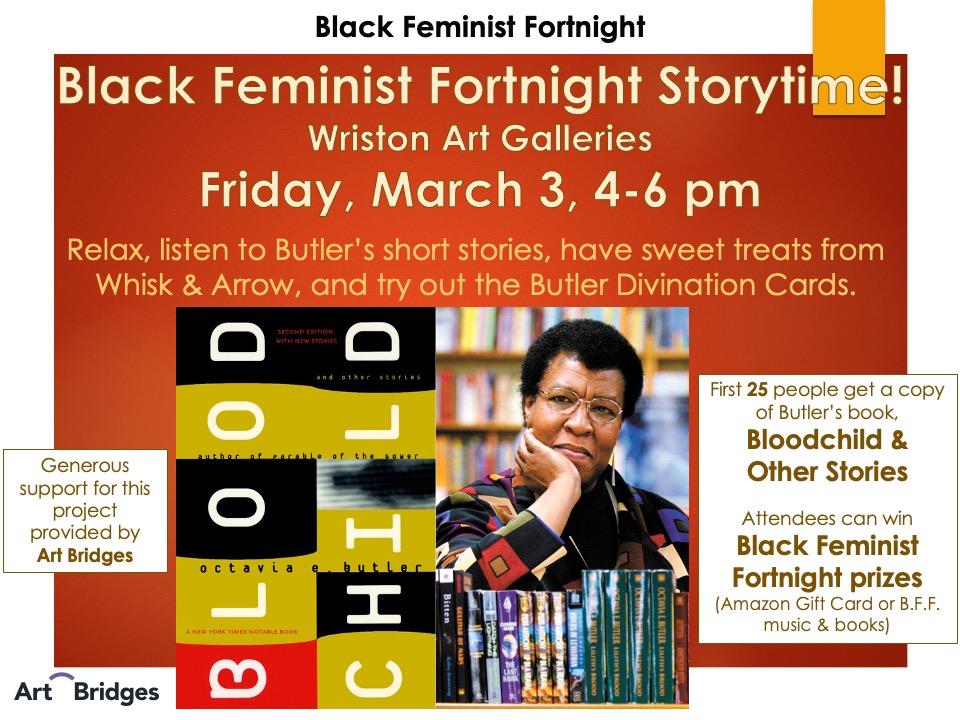 Black Feminist Fortnight Wriston Art Octavia Butler
