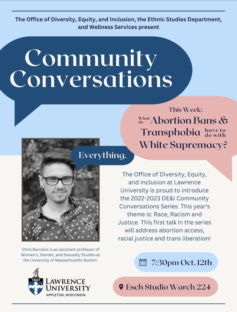 community conversations series - reproductive justice