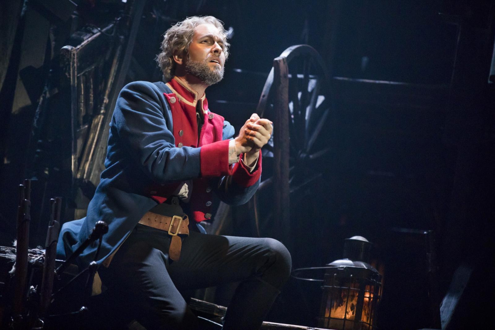 Nick Cartell stars as Jean Valjean in Les Miserables.