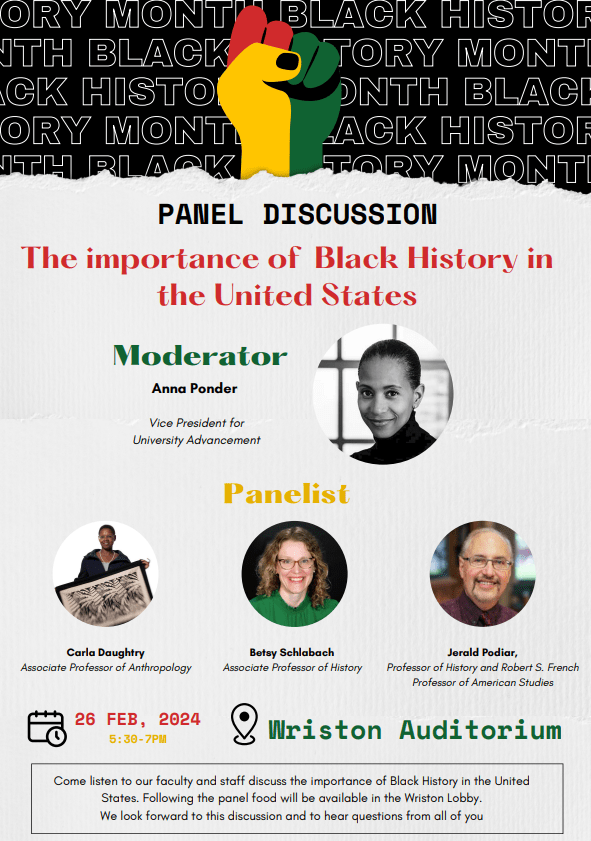 Black History Month panel