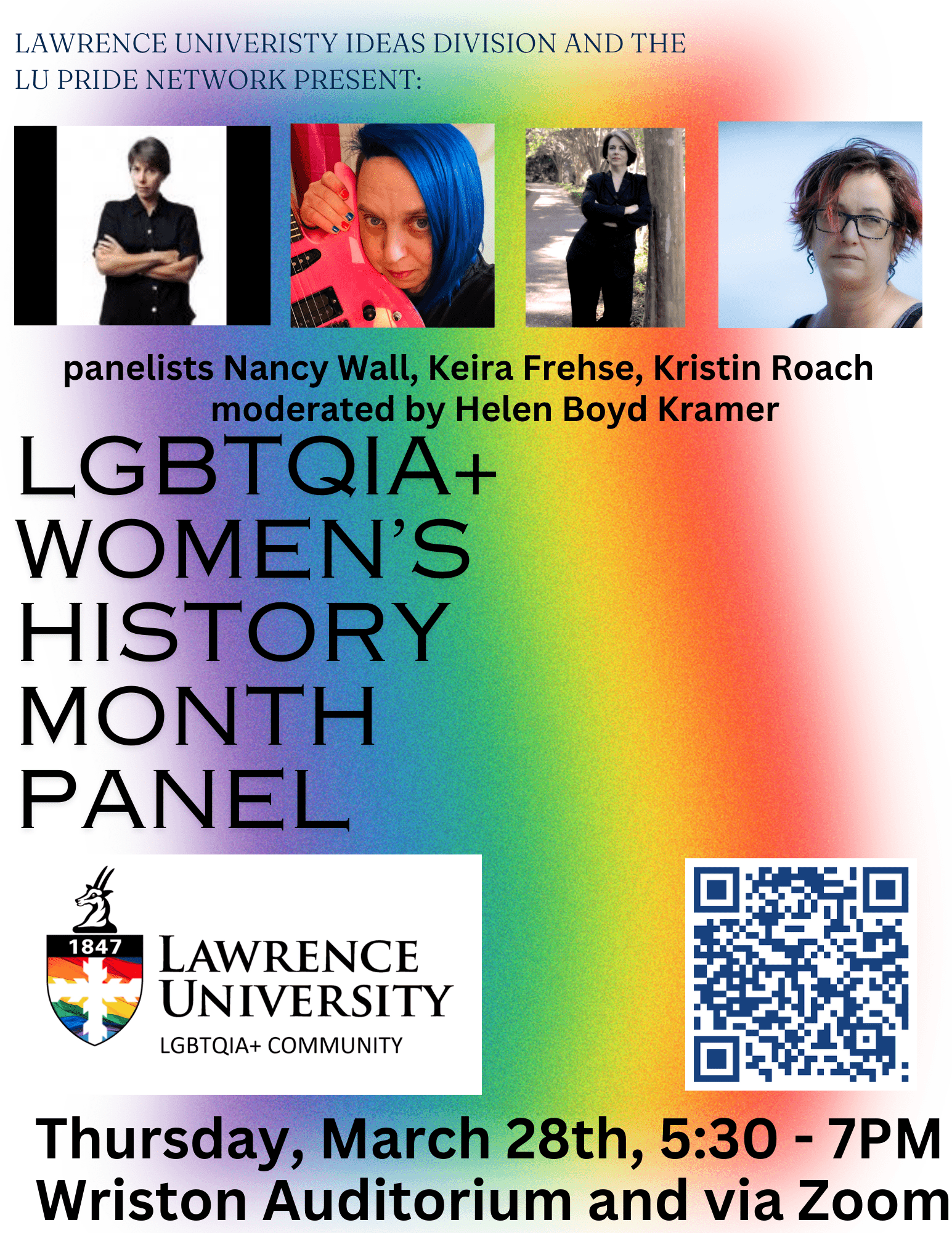 Women's History Month LGBTQIA+ panel