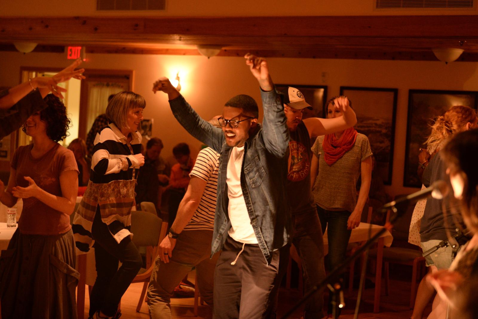 Kinetic arts patrons celebrate movement at Bjorklunden.