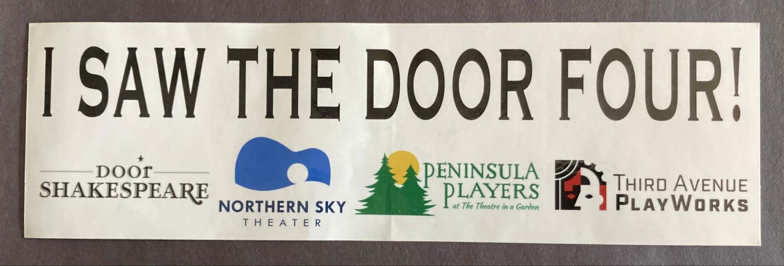 I saw the Door Four!