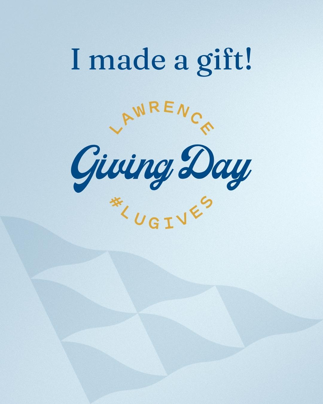 I made a gift social media graphic