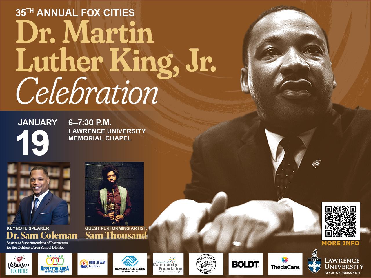 MLK Day digital sign