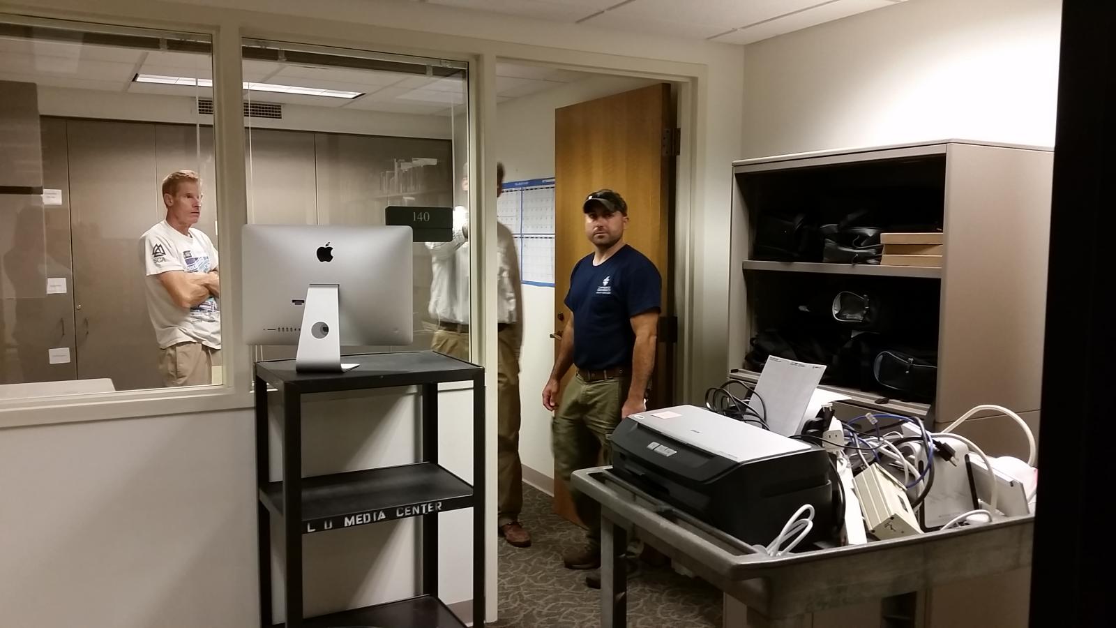 Makerspace under construction in July 2015