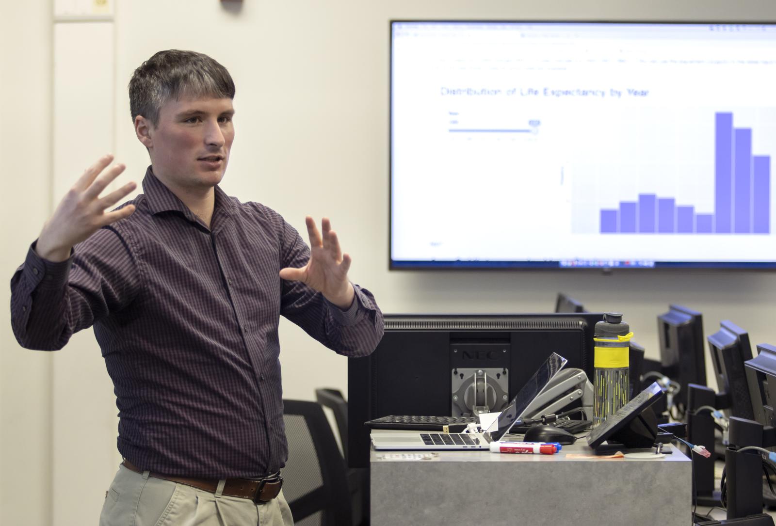 Andrew J. Sage, associate professor of statistics