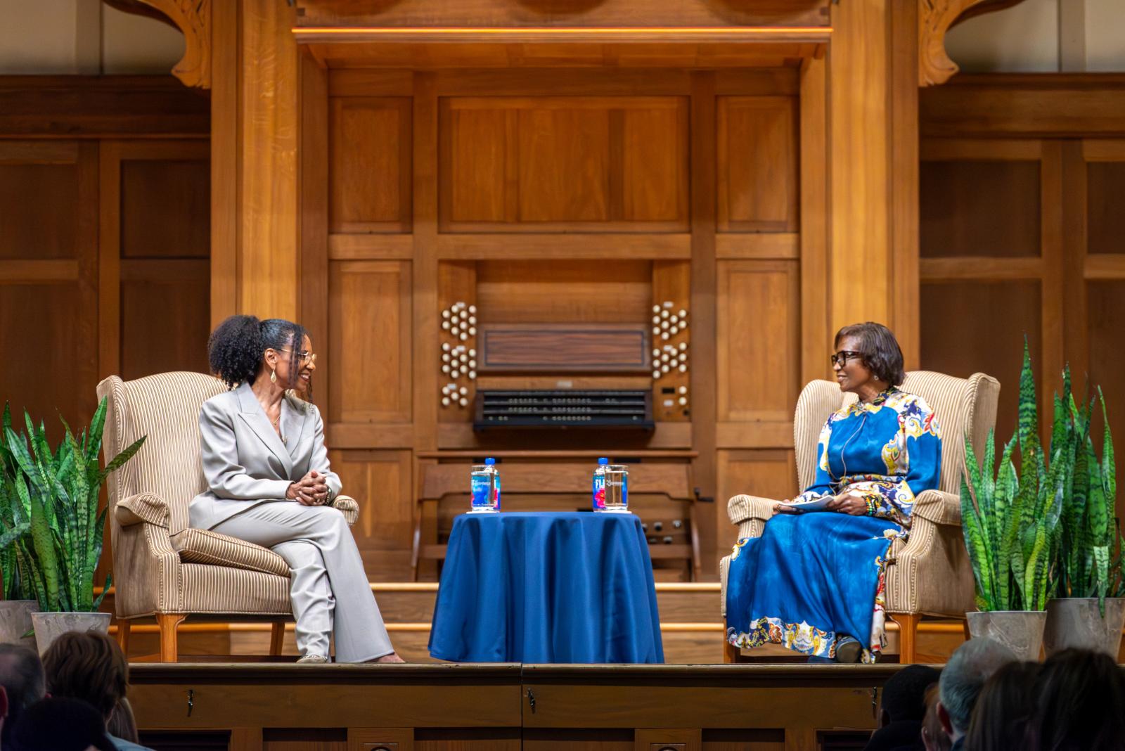 Audra McDonald and President Carter 