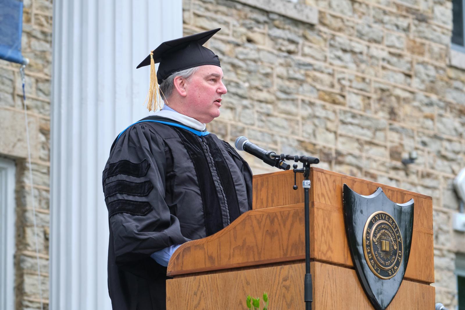 Davide Shepard, Class of 1983 and chair of the Board of Trustees