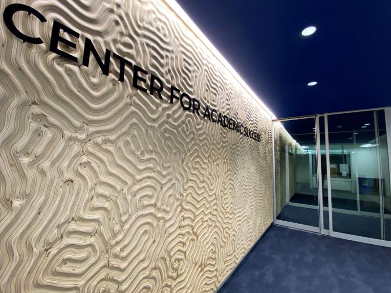 Entrance to the Center for Academic Success 