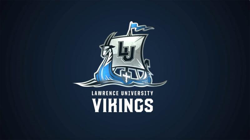 Lawrence University new logo; featuring a Viking ship that incorporates the antelope from the crest 