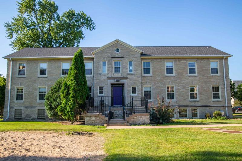 Exterior of group house for Sankofa