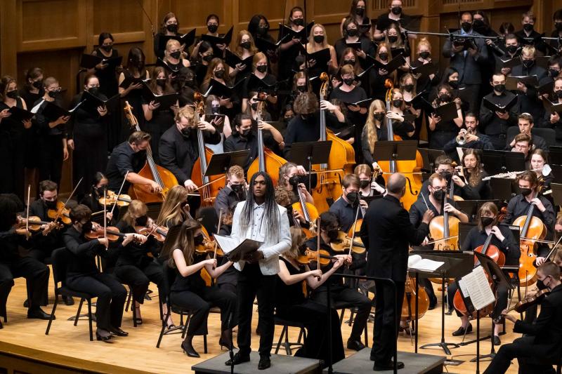 Lawrence University Choirs and Symphony Orchestra major work concert.