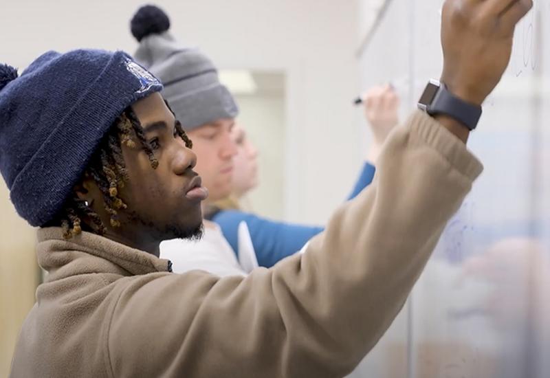 Students at whiteboard