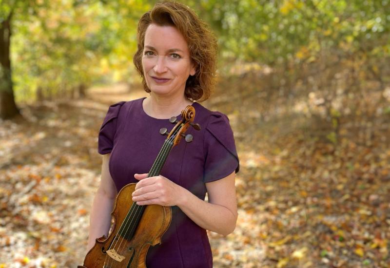 Samantha George violin faculty profile landscape