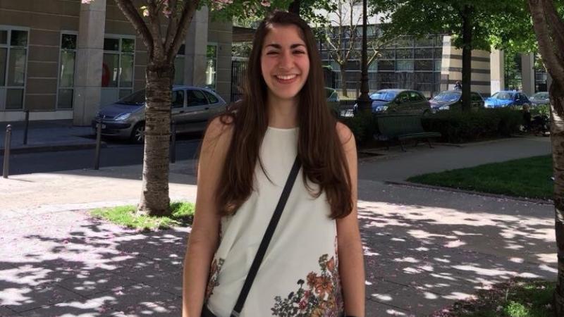 Cosette Bardawil ’19 earning a teaching assignment in France