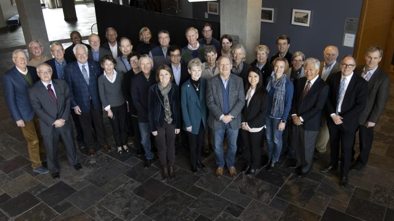 Board of Trustee group photo from Winter Board meeting in 2020.