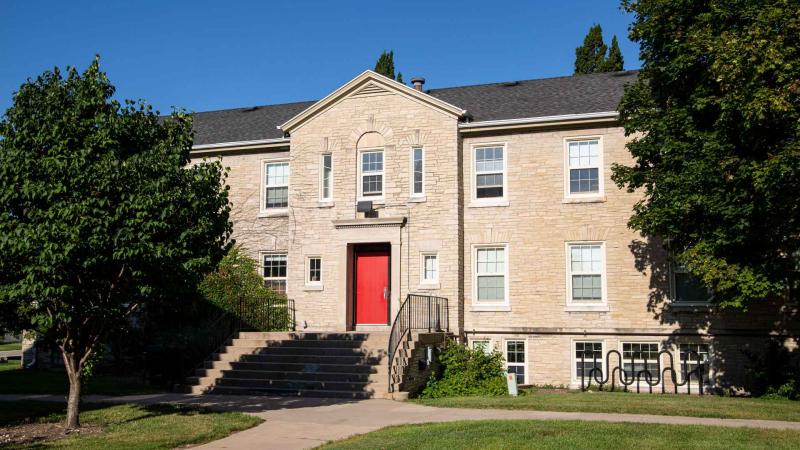 Exterior of Gaming House, a group house option at Lawrence