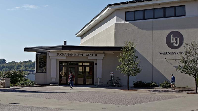 Exterior of Buchanan Kiewett Wellness Center