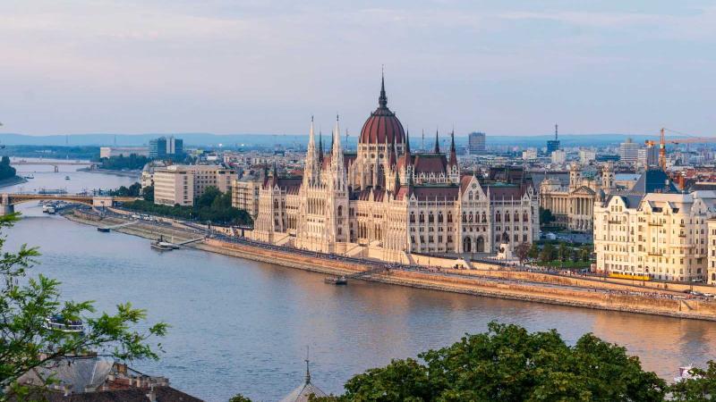 Budapest, with the Buda Castle Quarter and Andrássy Avenue on the Danube River