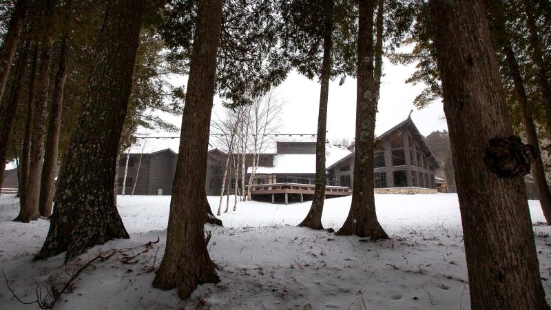 The lodge at Bjorklunden