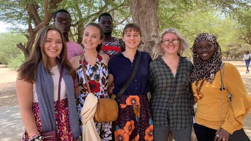 Group of people in Senegal.