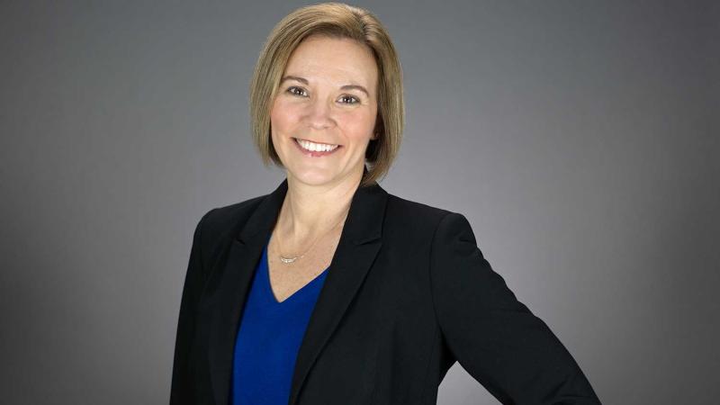 Studio portrait of Allison Vetter.