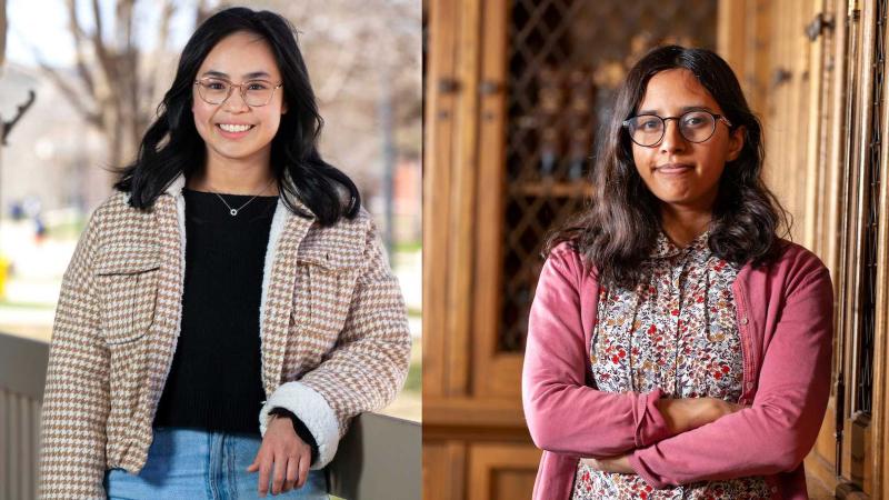 Side by side images of Marion Hermitanio and Alex Chand.