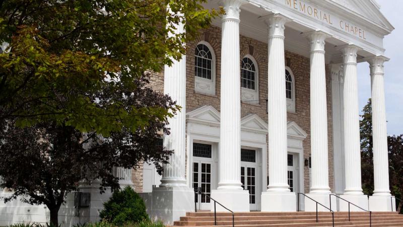 Front of Memorial Chapel